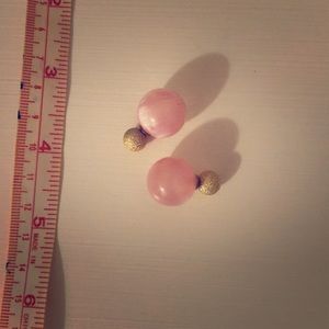 Double sided earrings